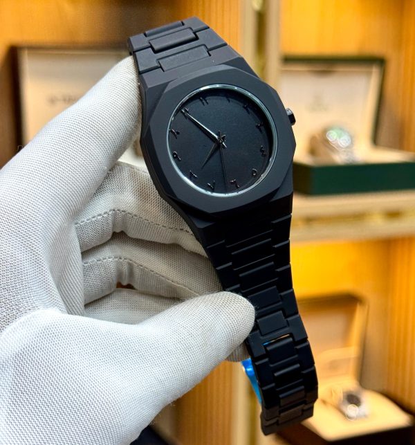 Men’s Black Arabic Aura Quartz Watch – Sleek & Premium Design