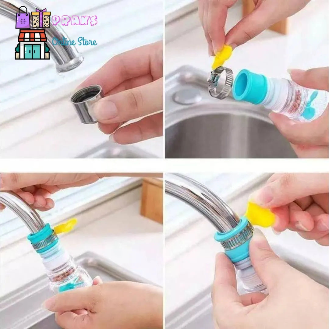 360° Adjustable Kitchen Shower Fan Faucet With Clip