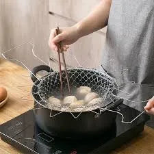 Stainless Steel Multifunctional Folding Frying Chef Basket