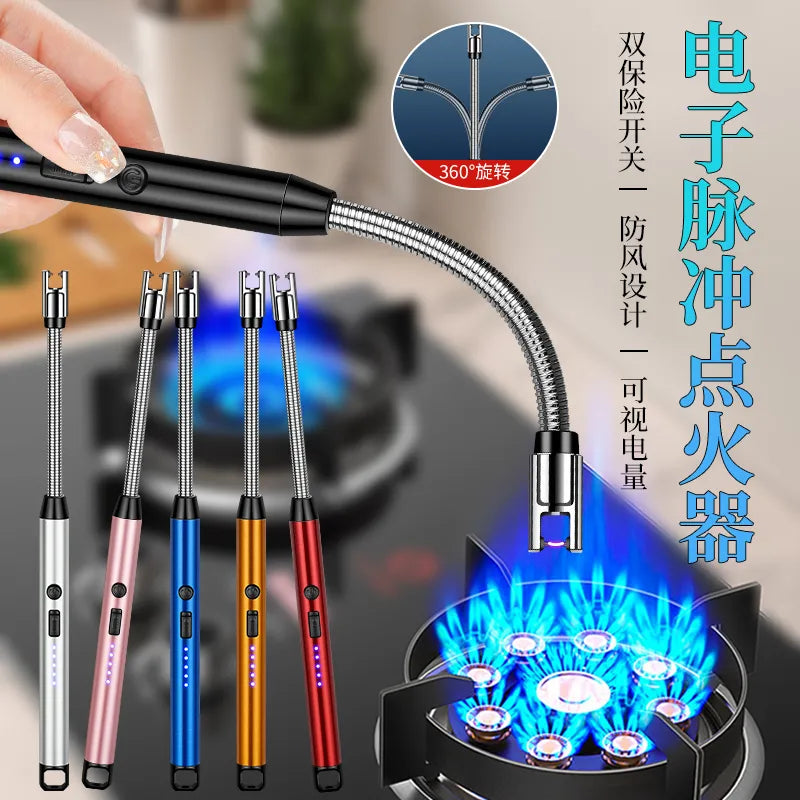 360° Rotatable & Flexible USB Chargeable Lighter