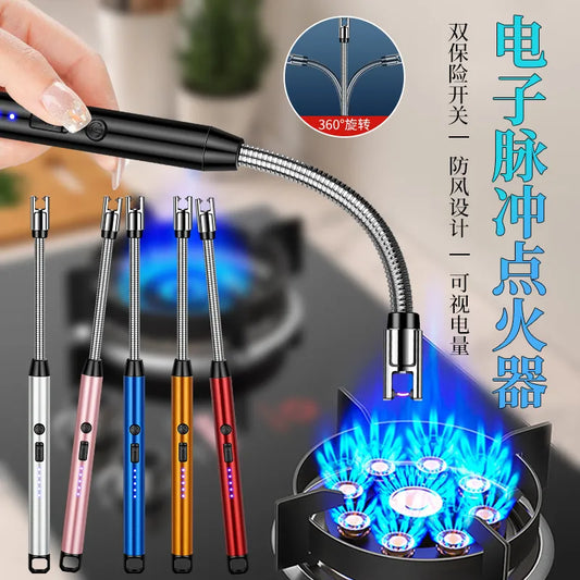 360° Rotatable & Flexible USB Chargeable Lighter