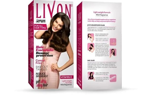 Livon Hair Serum Damage Protection Vitamin E – 50 / 100 Ml